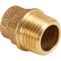 End Feed Coupler Male 15mm x 1/2''